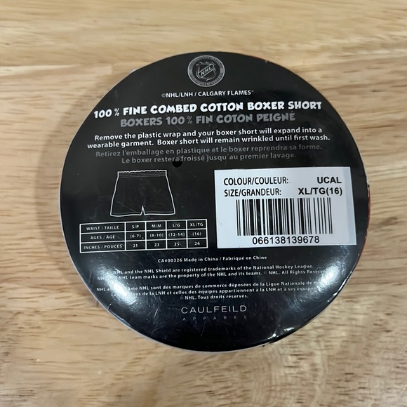 NHL | Calgary Flames Youth Boxer Shorts - Picture 2 of 3